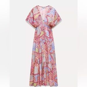 Zara PRINTED TUNIC DRESS